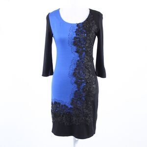 Defile blue black dress IT40 6
